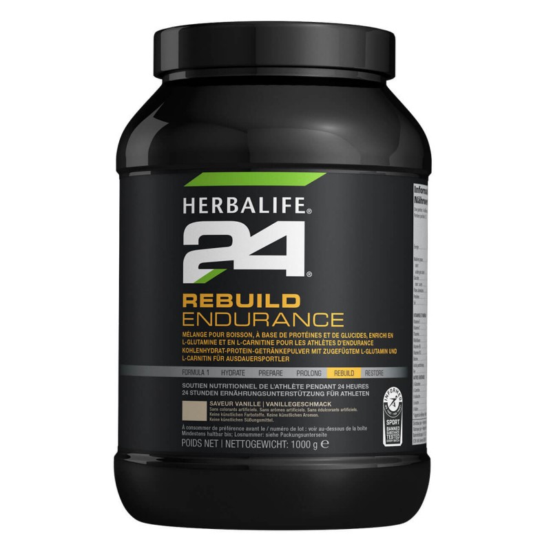 » Herbalife24 Rebuild Endurance - Boisson glucidique de récupération Vanille | Au meilleur prix sur Herba-Elite.com