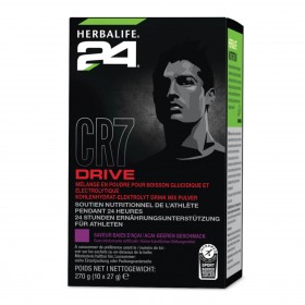 Herbalife24 CR7 - Drive Boisson glucidique et électrolytique Baies d'Acai - 10 sachets - 270g