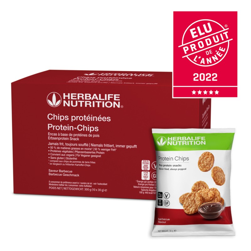 Chips protéinées Herbalife - 10 sachets de 30g