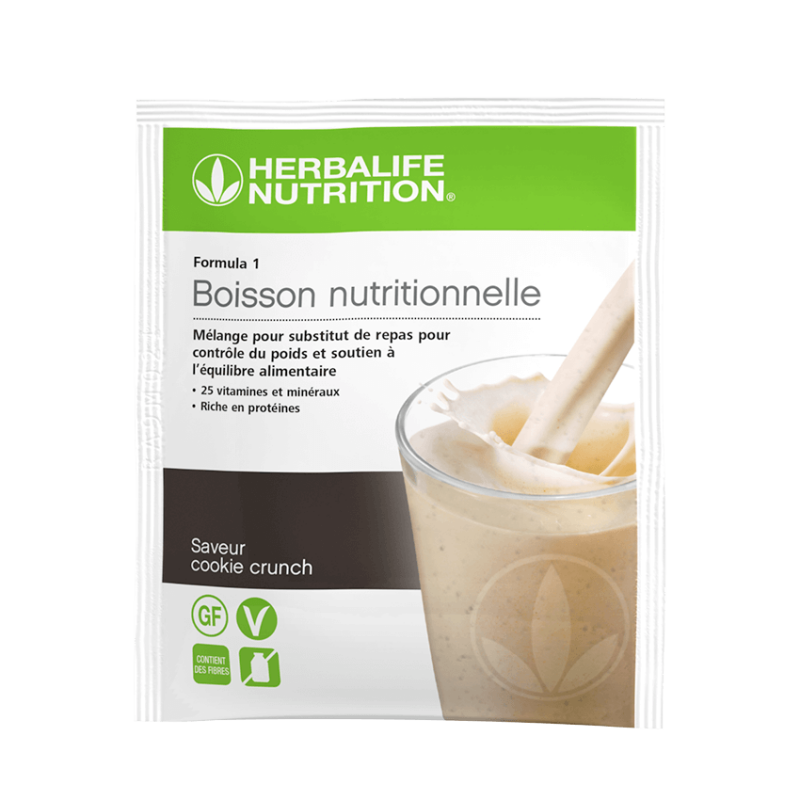 » Herbalife® Formula 1 - 7 Sachets - Cookie Crunch | Au meilleur prix sur Herba-Elite.com