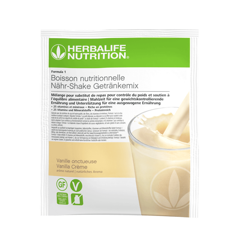 » Herbalife® Formula 1 - 7 sachets - Vanille onctueuse | Au meilleur prix sur Herba-Elite.com